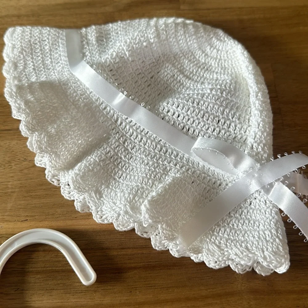 CROCHET christening dress
